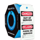 OSHA Danger Tags By-The-Roll: Out Of Service – Lockout/Tagout