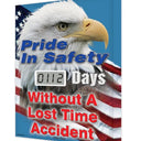 Lite Electronic Scoreboard: Pride In Safety ___ Days Without A Lost Time Accident – Signs & Labels