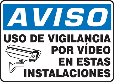 OSHA Notice Safety Sign: Video Surveillance In Use On These Premises – Signs & Labels