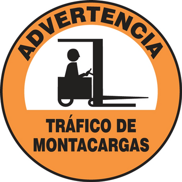 Floor Sign: Warning - Forklift Traffic (Graphic) – Signs & Labels
