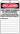 OSHA Danger Lockout Tag: Do Not Operate - Maintenance Department – Lockout/Tagout