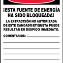 Danger: Do Not Operate Lockout Tags – Lockout/Tagout