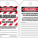 OSHA Danger Safety Tags: Locked Out - Do Not Operate – Lockout/Tagout