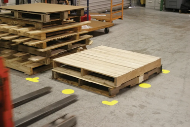 Floor Shape: 12-Inch Footprint – Signs & Labels