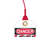 OSHA Danger Safety Tag: Locked Out - Do Not Operate - Loop 'n Lock – Lockout/Tagout