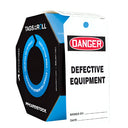 OSHA Danger Tags By-The-Roll: Defective Equipment – Lockout/Tagout