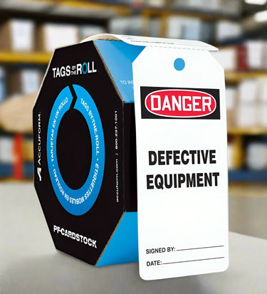 OSHA Danger Tags By-The-Roll: Defective Equipment – Lockout/Tagout
