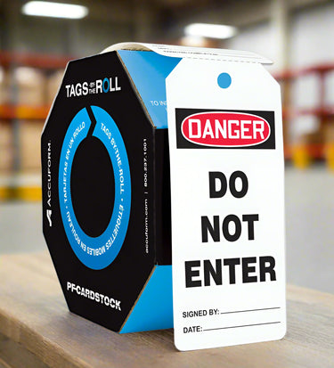 OSHA Danger Tags By-The-Roll: Do Not Enter – Lockout/Tagout