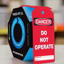 OSHA Danger Tags By-The-Roll: Do Not Operate Solid Red – Lockout/Tagout
