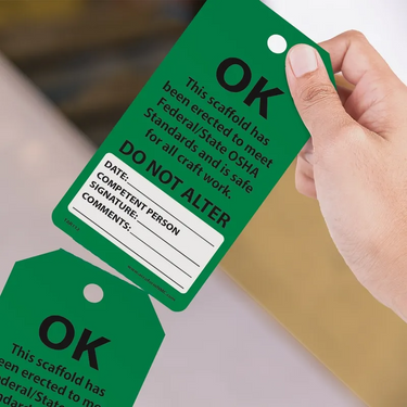 Safety Tags By-The-Roll: Ok Do Not Alter – Lockout/Tagout