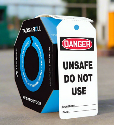 OSHA Danger Tags By-The-Roll: Unsafe Do Not Use – Lockout/Tagout