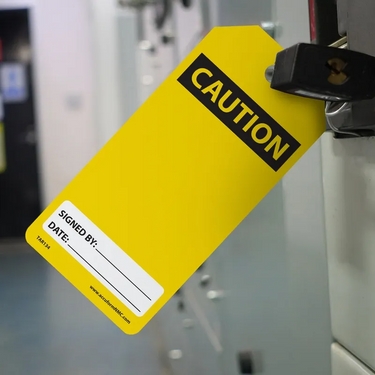 OSHA Caution Tags By-The-Roll: Blank – Lockout/Tagout