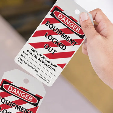 OSHA Danger Tags By-The-Roll: Equipment Locked Out – Lockout/Tagout