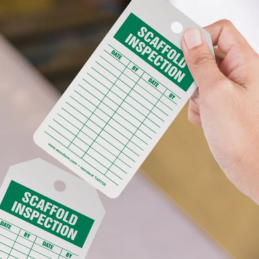 Tags By-The-Roll: Scaffold Inspection – Lockout/Tagout