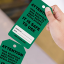 Tags By-The-Roll: Attention - Scaffold Is Safe To Use – Lockout/Tagout