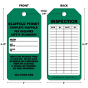 Tags By-The-Roll: Scaffold Permit - Complete Scaffold – Lockout/Tagout