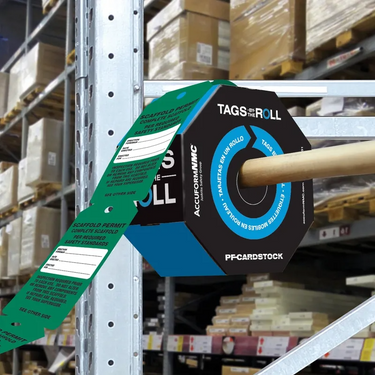 Tags By-The-Roll: Scaffold Permit - Complete Scaffold – Lockout/Tagout