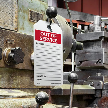 Safety Tags By-The-Roll: Out Of Service – Lockout/Tagout