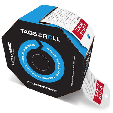 Safety Tags By-The-Roll: Out Of Service – Lockout/Tagout
