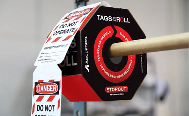 OSHA Danger Tags By-The-Roll: Do Not Operate Solid Red – Lockout/Tagout