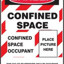 Confined Space Status Safety Tag: Confined Space Occupant – Lockout/Tagout