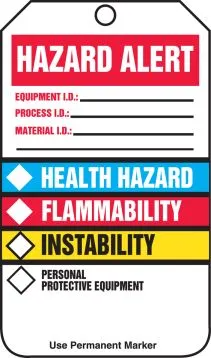 Safety Tag: Hazard Alert – Lockout/Tagout