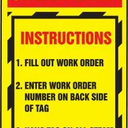 Inspection Status Safety Tag: Steam Leak - Instructions – Lockout/Tagout