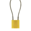 ABUS 72/30 Aluminum Safety Padlock with Steel Cable Shackle – Lockout/Tagout