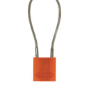ABUS 72/30 Aluminum Safety Padlock with Steel Cable Shackle – Lockout/Tagout