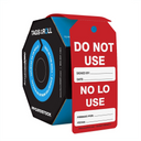 Tags By-The-Roll: Do Not Use – Lockout/Tagout