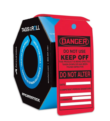 OSHA Danger Tags By-The-Roll: Do Not Use - Keep Off – Lockout/Tagout