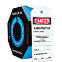 OSHA Danger Tags By-The-Roll: Barricade Tag – Lockout/Tagout