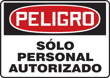 OSHA Danger Safety Sign: Authorized Personnel Only – Signs & Labels