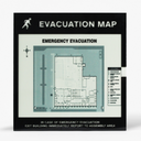 Emergency Evacuation Signs Map Holders: In Case Of Emergency – Signs & Labels