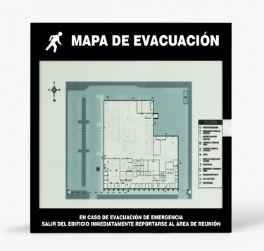 Emergency Evacuation Signs Map Holders: In Case Of Emergency – Signs & Labels