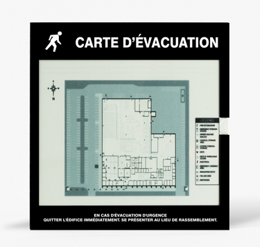 Emergency Evacuation Signs Map Holders: In Case Of Emergency – Signs & Labels