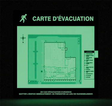 Emergency Evacuation Signs Map Holders: In Case Of Emergency – Signs & Labels