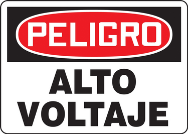 OSHA Danger Safety Sign: High Voltage – Signs & Labels