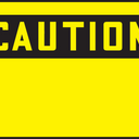 OSHA Caution Safety Sign Blank – Signs & Labels