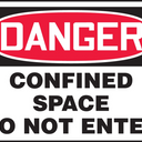 OSHA Danger Safety Sign: Confined Space - Do Not Enter – Signs & Labels