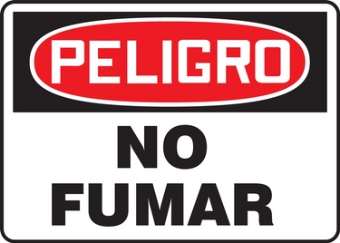 OSHA Danger Safety Sign: No Smoking – Signs & Labels