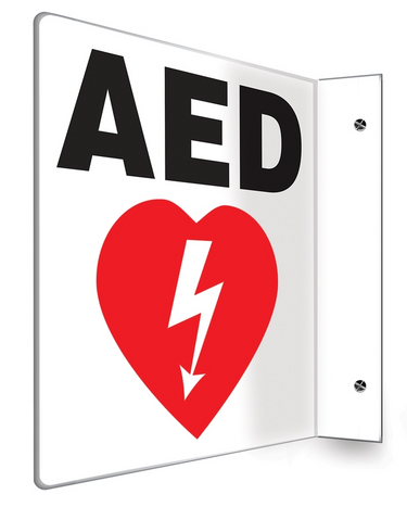 Projection Sign: AED – Signs & Labels