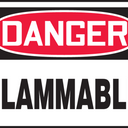 OSHA Danger Safety Sign: Flammable – Signs & Labels