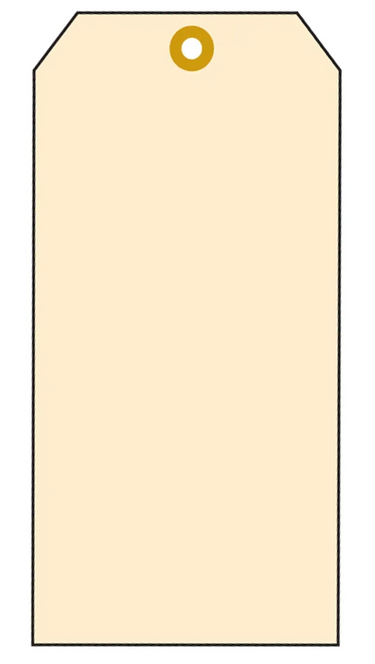 Manila Blank Cardstock – Lockout/Tagout