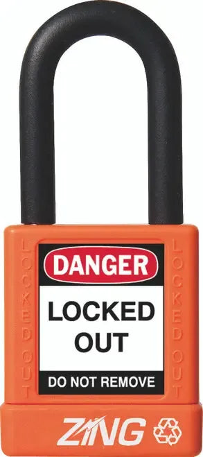 ZING Recyclockout Safety Padlock – Lockout/Tagout