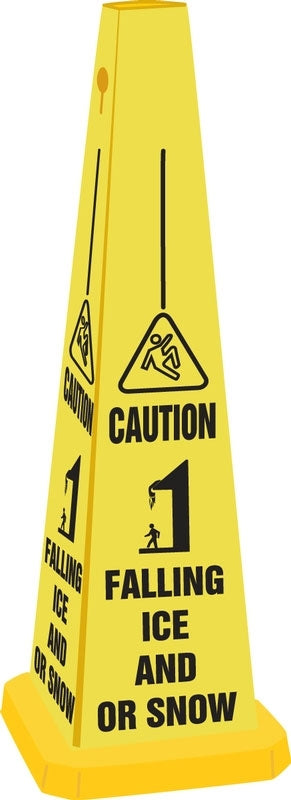 Quad-Warning Safety Cones – Signs & Labels