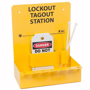 ZING 6063E Unstocked Mini Lockout Station – Lockout/Tagout