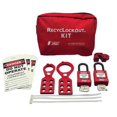 ZING 7119 Lockout Tagout Kit – Lockout/Tagout
