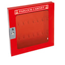 ZING 7337 55-Padlock Cabinet, Clear Window – Lockout/Tagout