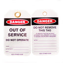ZING Lockout Tags, Out of Service, 10/pk – Lockout/Tagout
